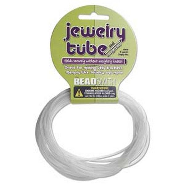 Beadsmith Jewellery Tube 2mm, clear