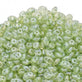 Matubo SuperDuo Czech Beads 2.5x5mm, crystal green lustre