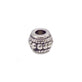 Tibetan Style Beads Large Hole Barrel 8mm, antique-silver-plated