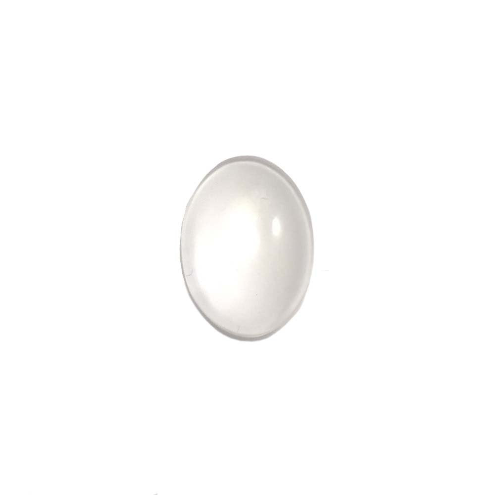 18x13mm Oval Glass Cabochons, transparent