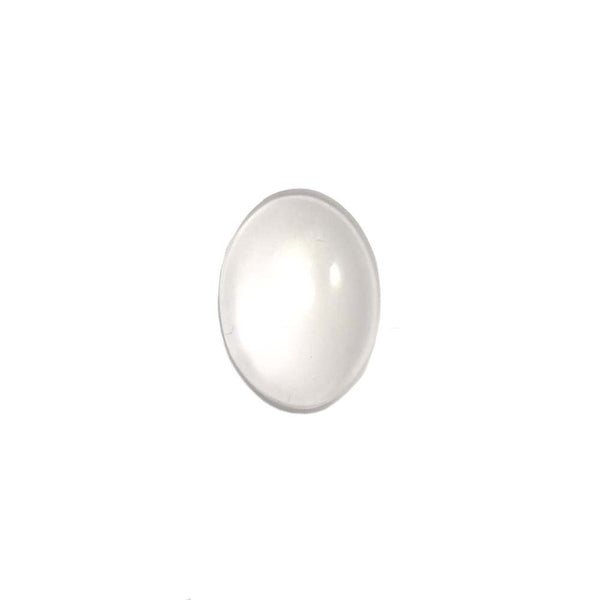 18x13mm Oval Glass Cabochons, transparent