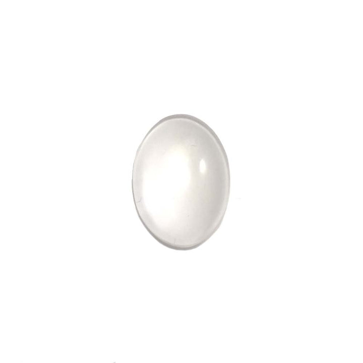 18x13mm Oval Glass Cabochons, transparent
