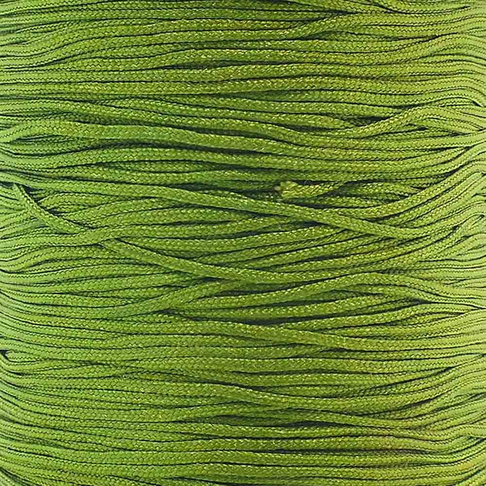 0.8mm Shamballa/Chinese Knotting Nylon Cord, olive green