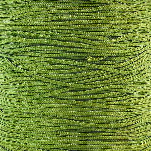 0.8mm Shamballa/Chinese Knotting Nylon Cord, olive green