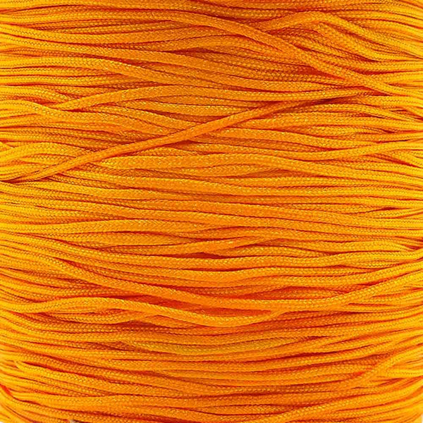 0.8mm Shamballa/Chinese Knotting Nylon Cord, light orange