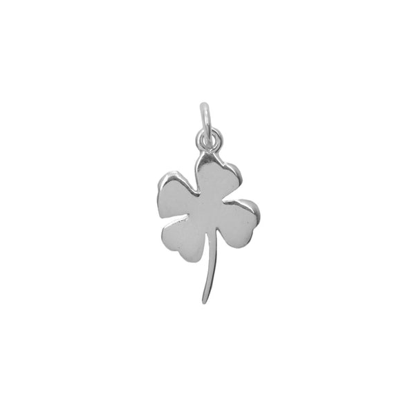 Sterling Silver 20x12mm Four Leaf Clover Charm