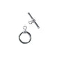 Sterling Silver 10mm Toggle Bar Clasp