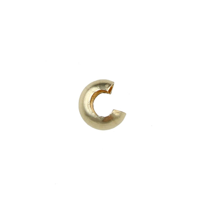 14k Gold Filled 3mm Crimp Cover