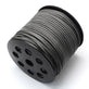 3mm Flat Faux Suede Cord, grey