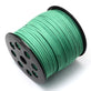 3mm Flat Faux Suede Cord, sea green