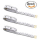 Soft Flexible Measuring Tape 1.5M /60”, pack of 3