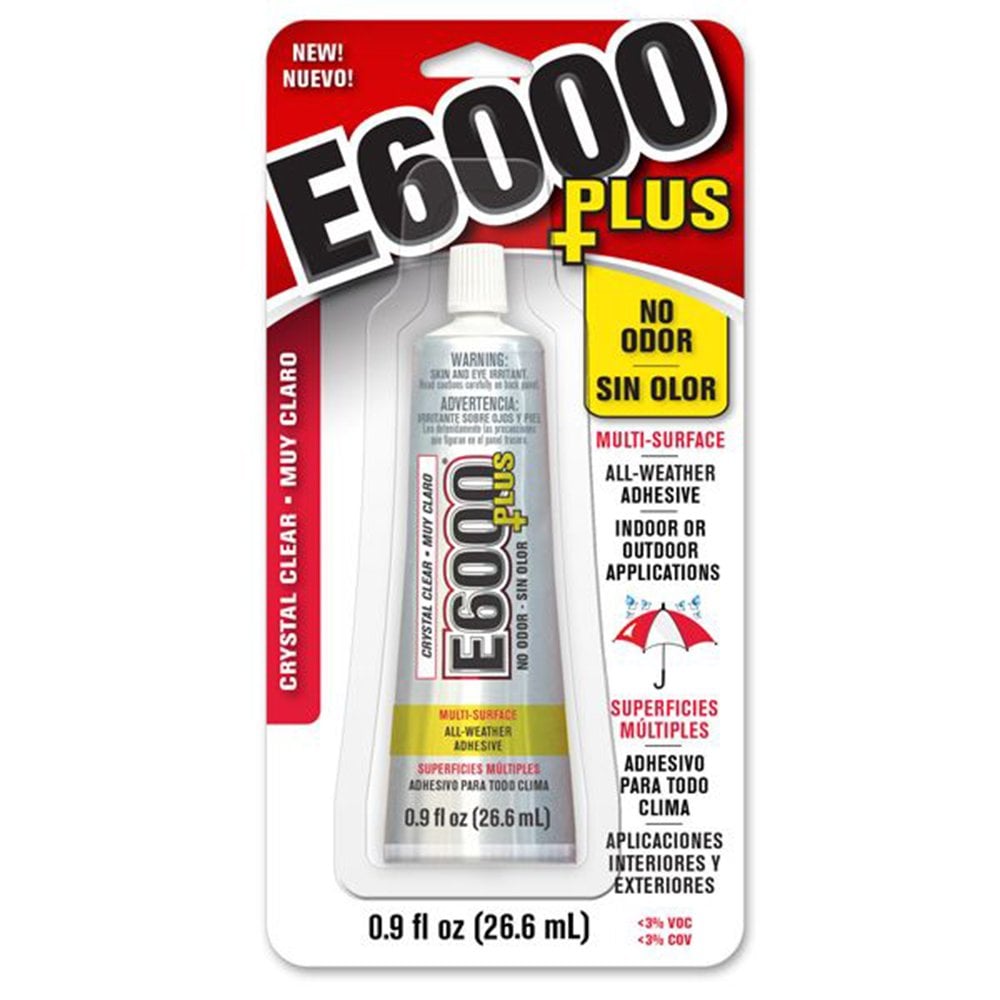 E6000 Glue PLUS, industrial strength, 26.6ML tube