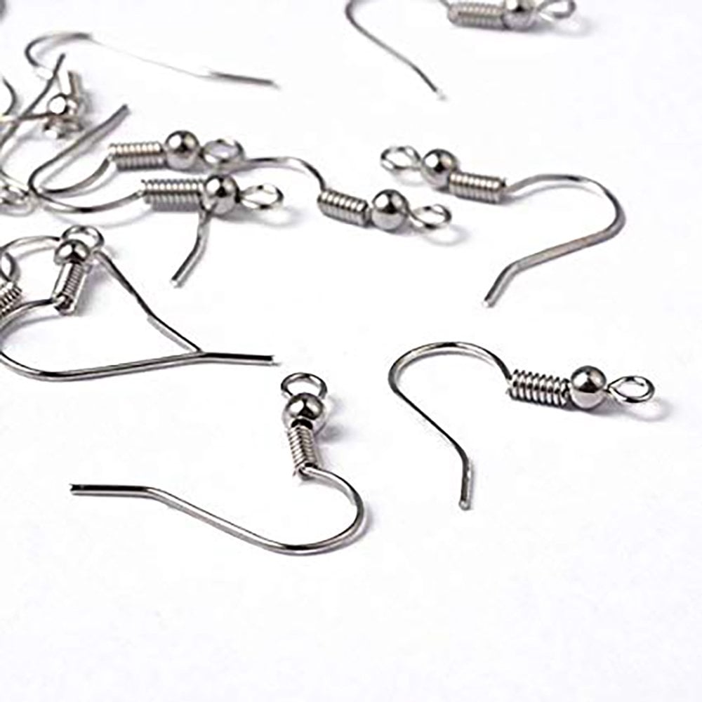 Fish Hook Earring/Earwire, silver-plated, additional photo