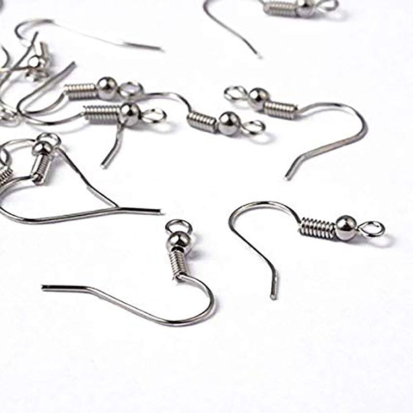 Fish Hook Earring/Earwire, silver-plated, additional photo
