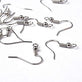Fish Hook Earring/Earwire, silver-plated, additional photo