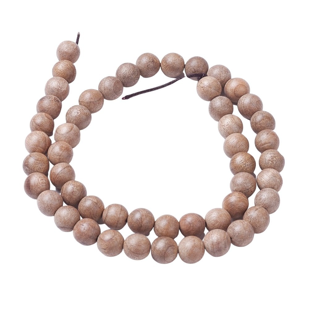 Natural Wood Beads Round 6mm, burlywood