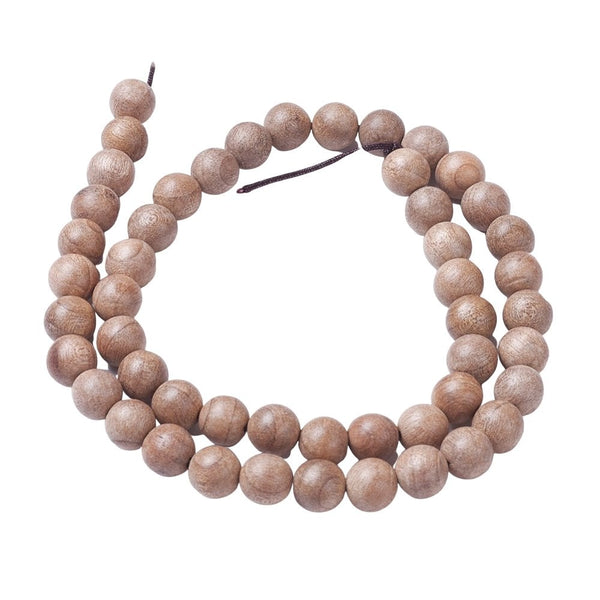 Natural Wood Beads Round 6mm, burlywood