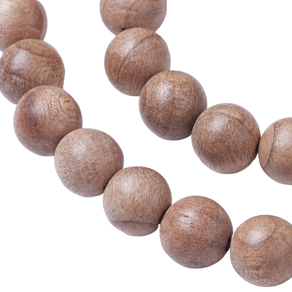 Natural Wood Beads Round 6mm, burlywood, additional photo