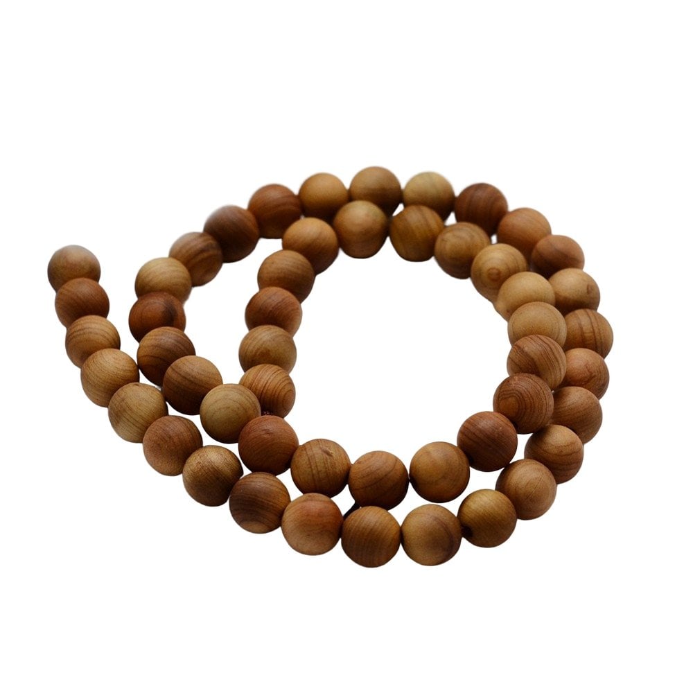 Natural Wood Beads Round 6mm, sand