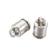 4mm Hole, cord end cap Tibetan style 10x6mm, antique-silver-plated