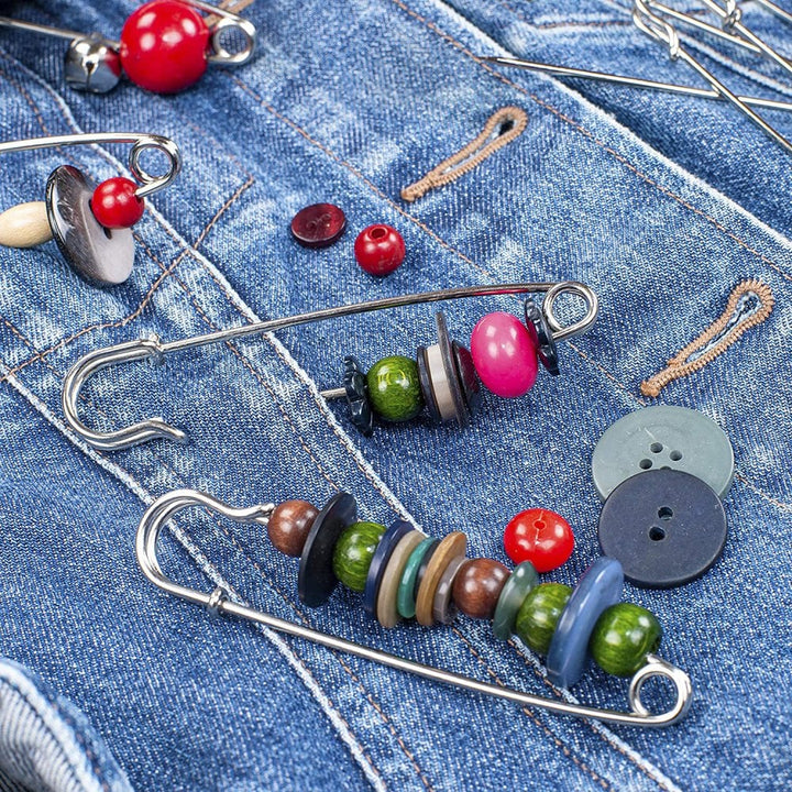 2.5 Inch (64mm) Kilt Pins, Heavy Duty, Safety/Blanket Pins, additional photo