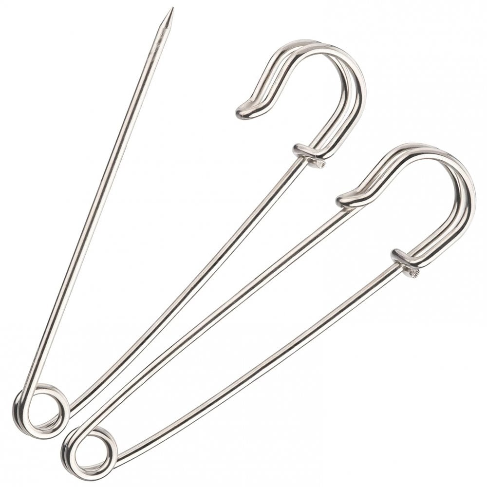 Kilt Pins | Large Safety Pins 3 inch Heavy Duty Blanket Pins