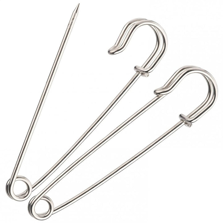 2.5 Inch (64mm) Kilt Pins, Heavy Duty, Safety/Blanket Pins