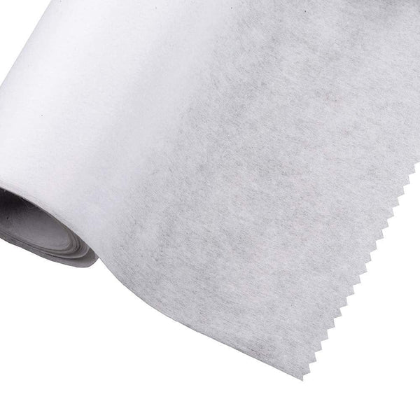 Iron On/Fusible Interfacing Fabric, medium weight 75cm wide, 2 metres, white (non-woven)