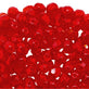 6mm Czech Faceted Round Glass Bead, light siam ruby