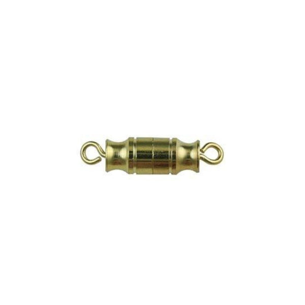 18mm Barrel Screw Clasp, gold-plated