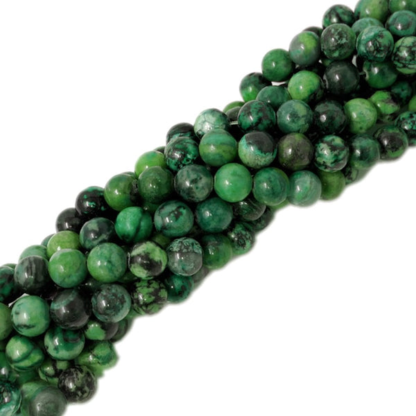 Ruby Zoisite Round Semi Precious Stones 8mm