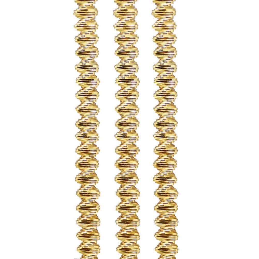 Spiralled Boullion Wire, gold-plated