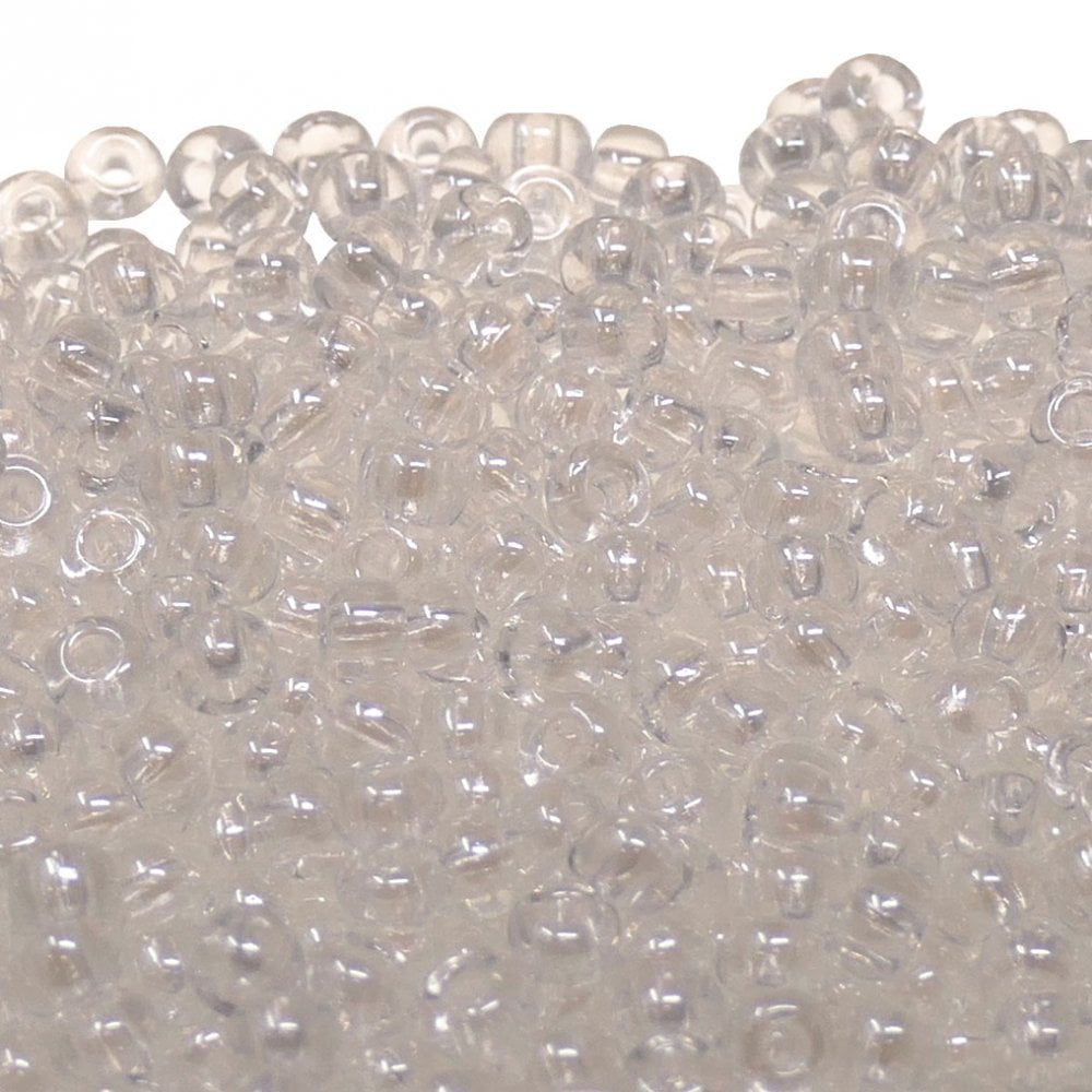 Preciosa Seed Beads 6/0, crystal