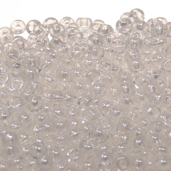 Preciosa Seed Beads 6/0, crystal