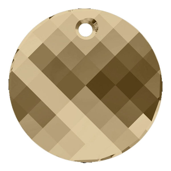 Swarovski 6621 - Twist Pendant 28mm - Golden Shadow - 1pk