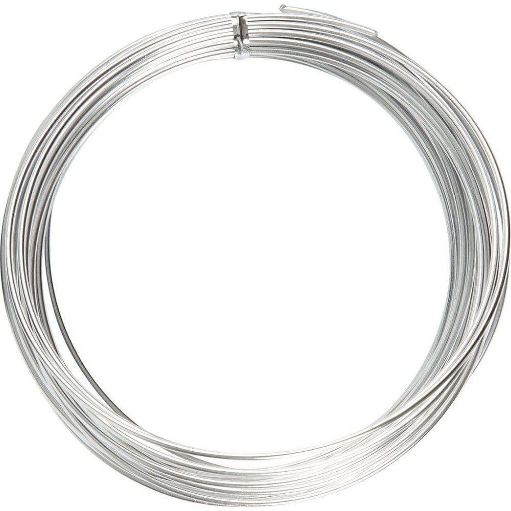 0.8mm (20 gauge) Aluminium Wire, silver