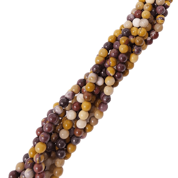 Mookaite Round Semi Precious Stones 4mm