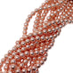 Hematite Rose Gold Round Semi Precious Stones 8mm