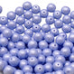 Pastel Beads Czech Round Glass 8mm, periwinkle