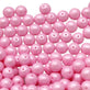 Pastel Beads Czech Round Glass 4mm, soft pink