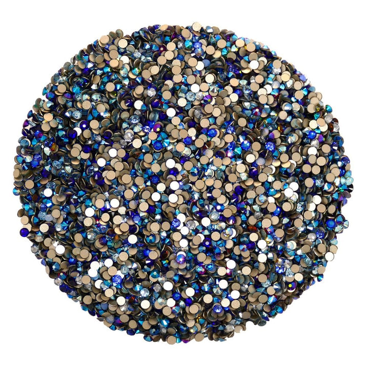 Blue Mix, SS20 (4.7mm) Swarovski flatback crystals non-hotfix 2088