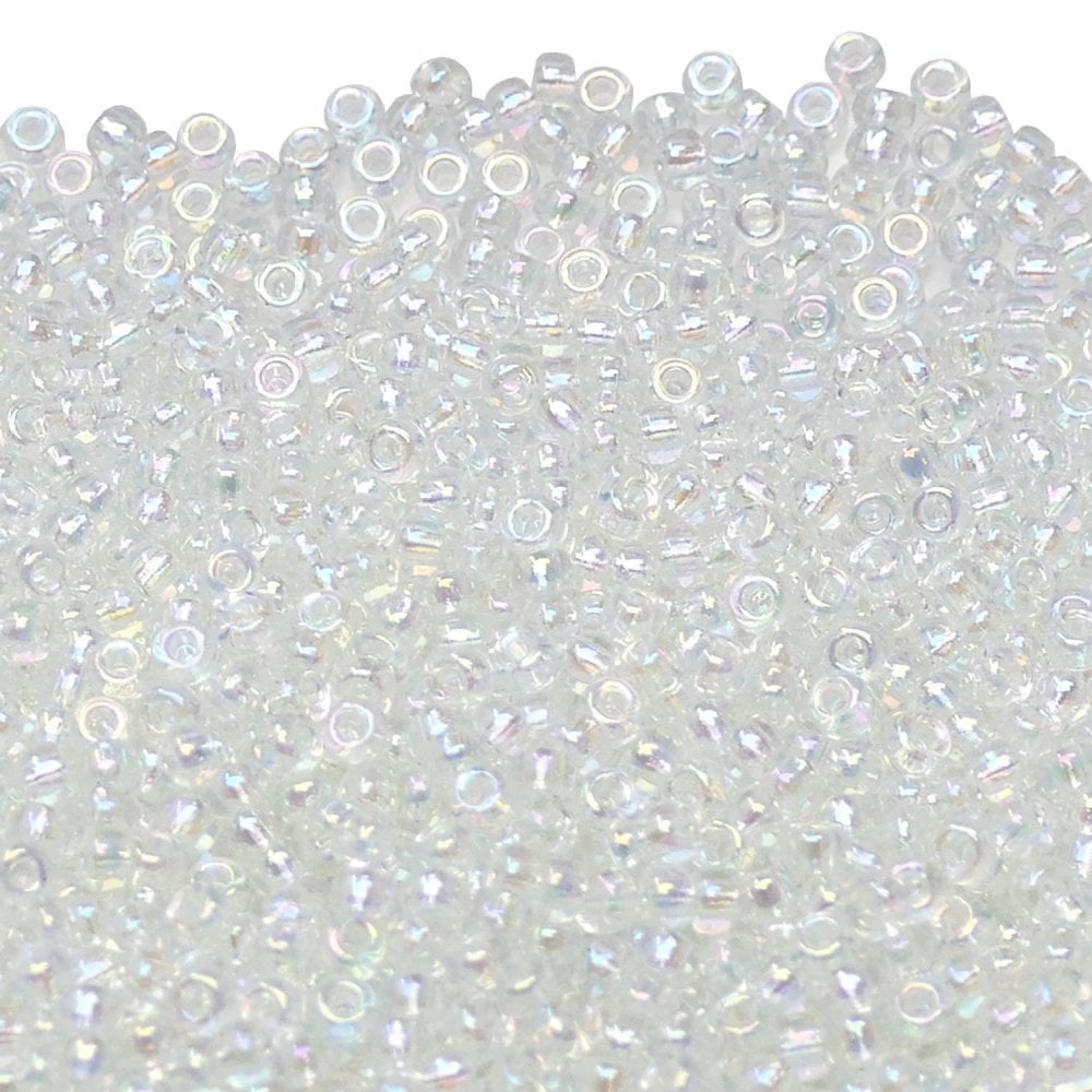 Miyuki Seed Beads 8/0, crystal AB