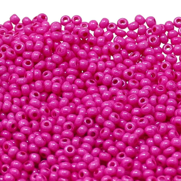 Preciosa Seed Beads 10/0, terra intensive magenta