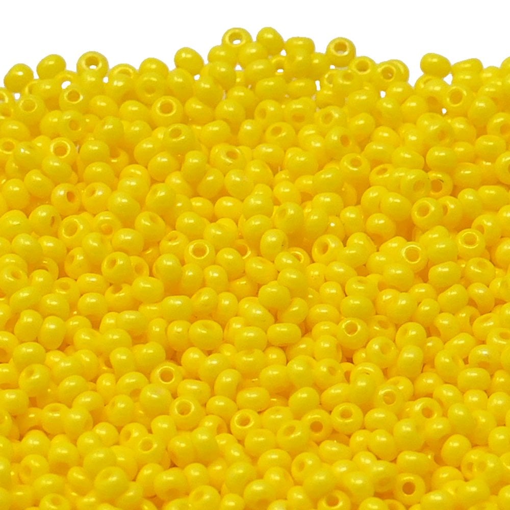 Preciosa Seed Beads 10/0, terra intensive yellow