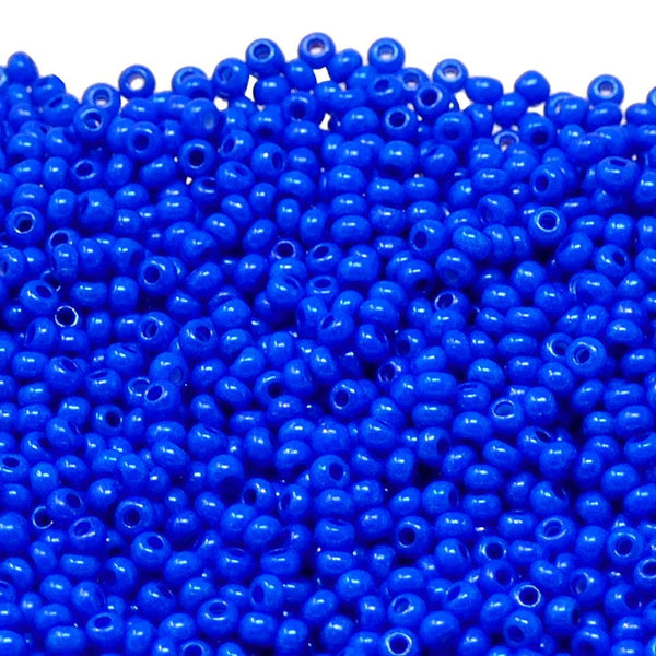 Preciosa Seed Beads 10/0, terra intensive blue