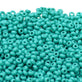 Preciosa Seed Beads 8/0, opaque turquoise