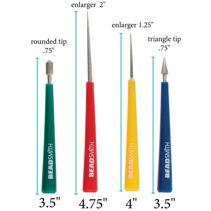 Beadsmith, bead reamers, 4-Piece set, additional photo