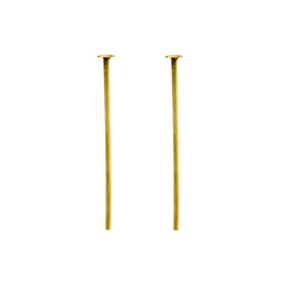 14k Gold Filled 38mm Head Pins (0.5mm)
