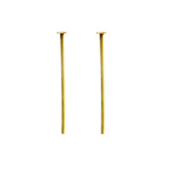 14k Gold Filled 38mm Head Pins (0.5mm)