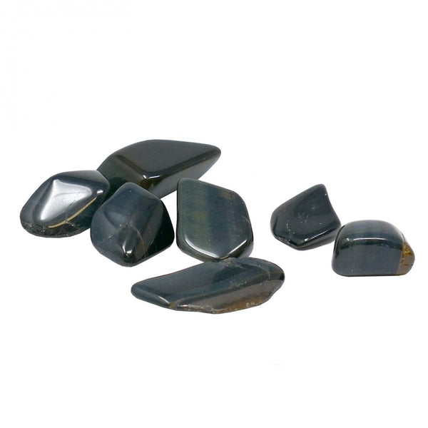Semi-Precious Tumbled Stones (Medium), blue tiger eye